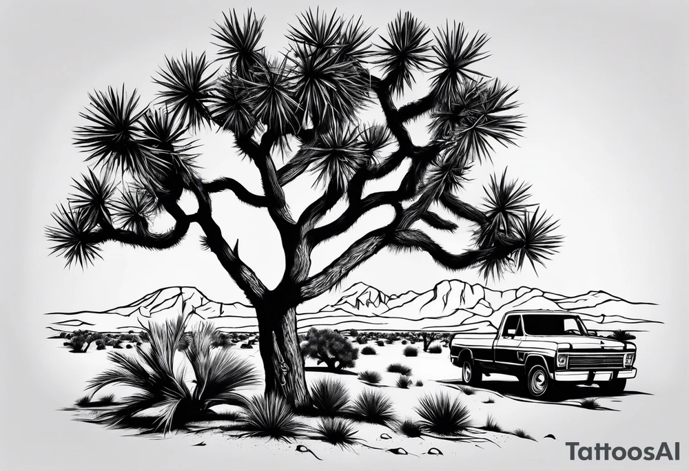 Joshua tree tattoo idea