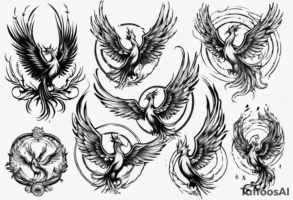 Phoenix tattoo idea