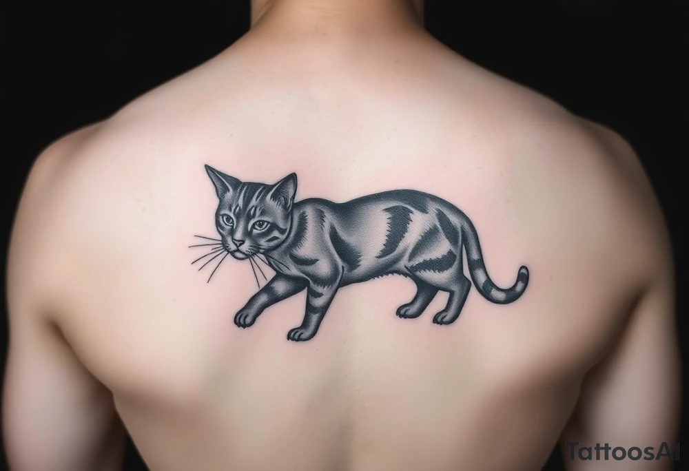 Black Cat tattoo idea