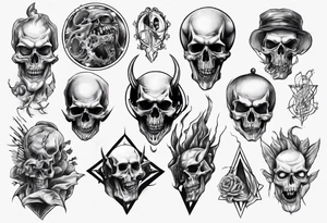 evil realism tattoo idea