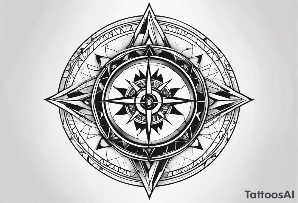 Ubuntu and compass integrates tattoo idea