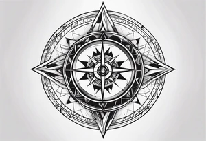 Ubuntu and compass integrates tattoo idea