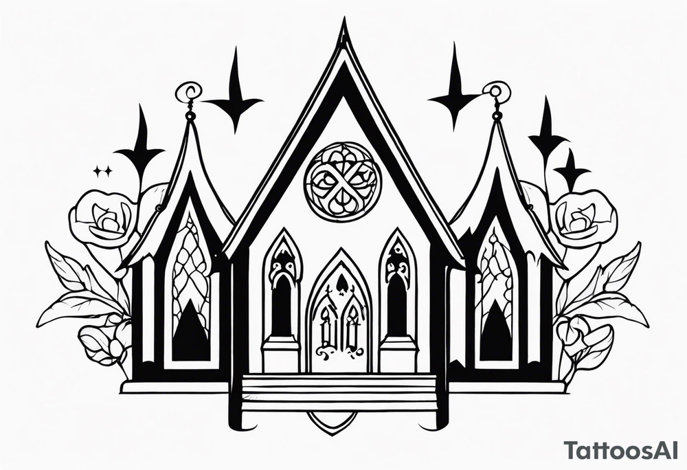 gothic tattoo idea