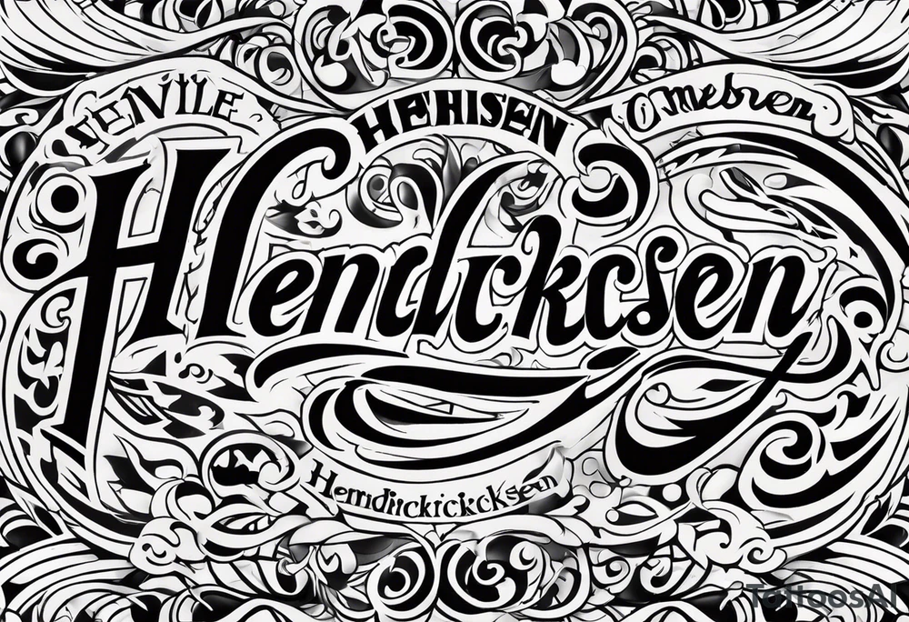 Hendricksen tattoo idea
