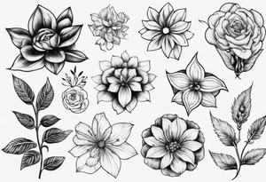 Flower gernade tattoo idea