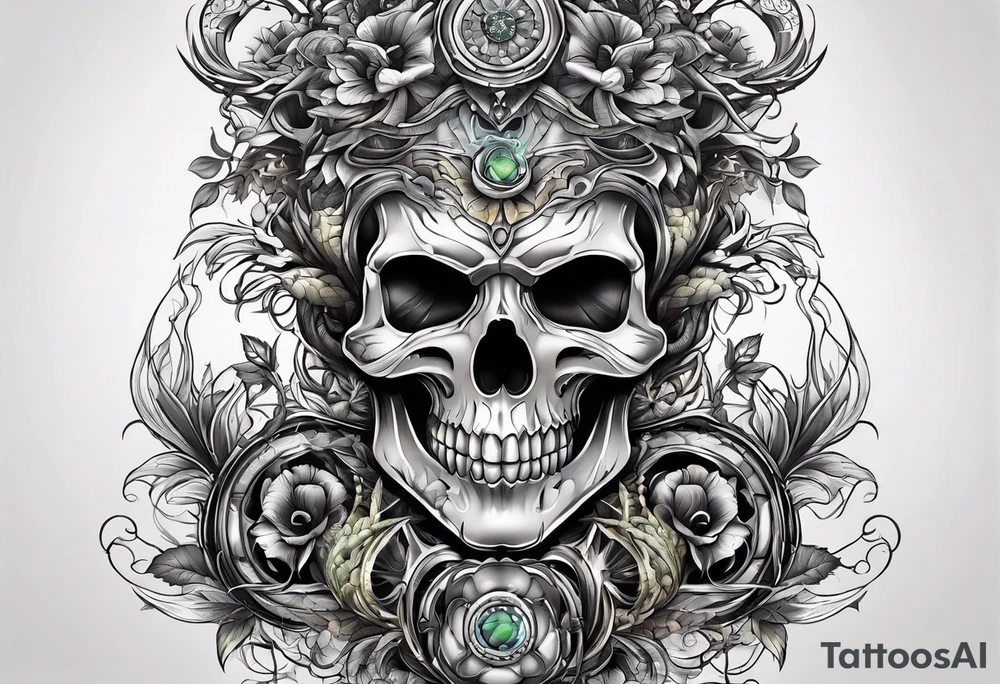 vegetative tattoo idea