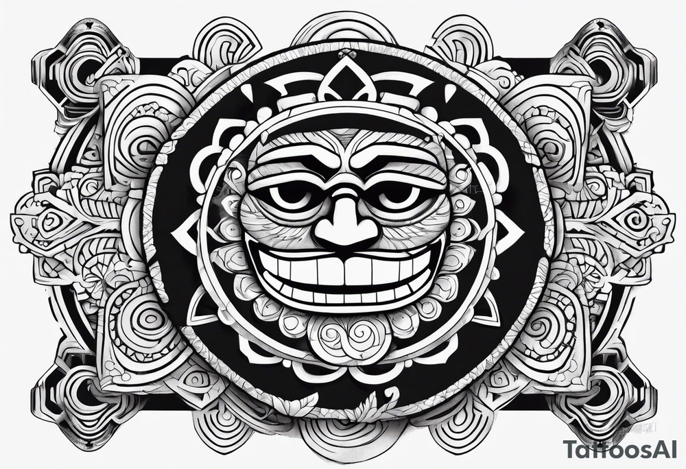 Luffy Gear 4, Maori tattoo idea