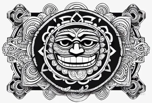 Luffy Gear 4, Maori tattoo idea