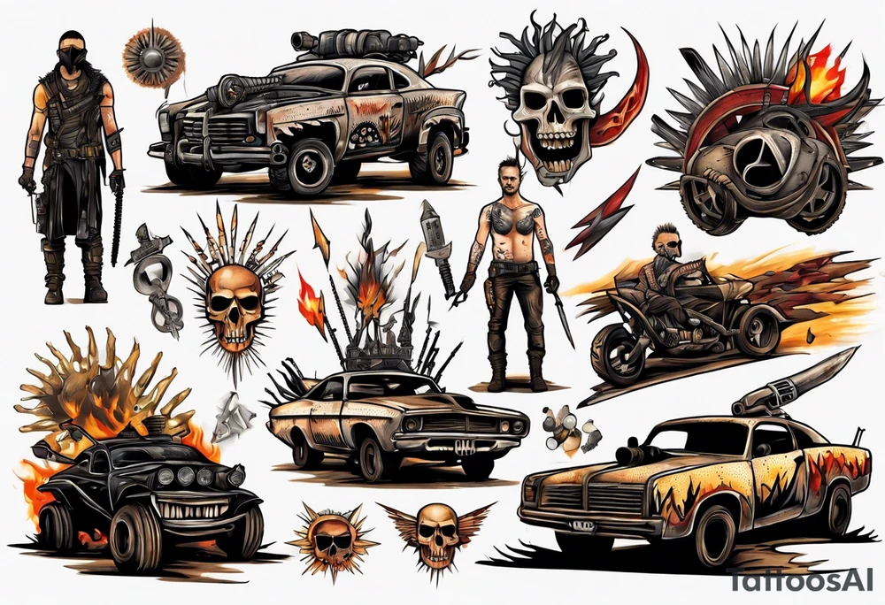 mad max fury road tattoo idea