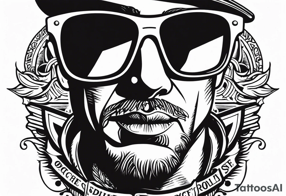 sunglasses Officer tattoo idea