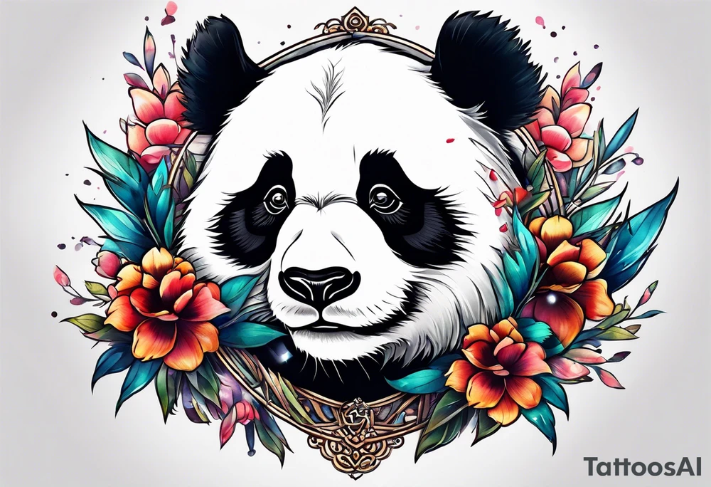 panda tattoo idea
