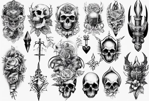 schwert tattoo idea