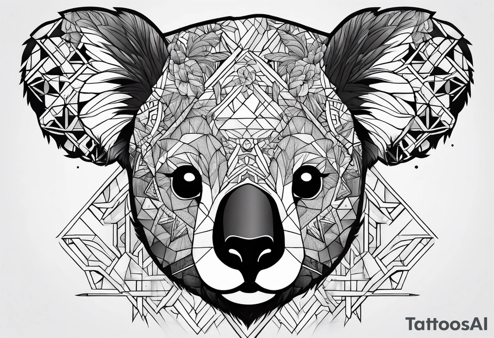 Koala samouraï woods tattoo idea