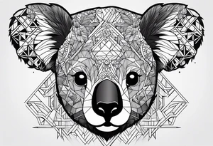 Koala samouraï woods tattoo idea