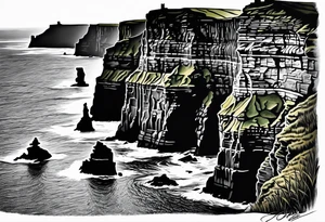 Cliffs of Moher tattoo idea