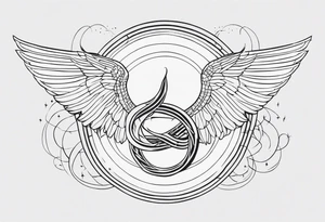 Serpent and the wings of night tattoo idea