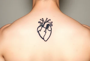 medieval heart woodcut tattoo idea