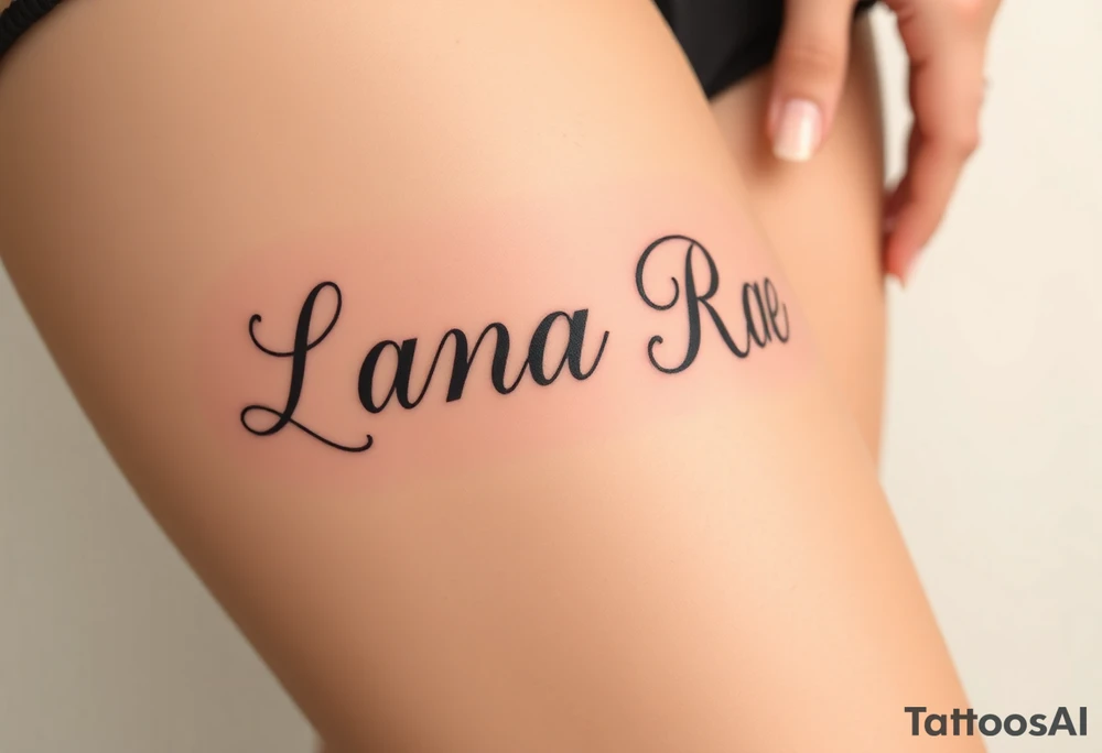 Lana Rae tattoo idea