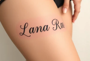 Lana Rae tattoo idea