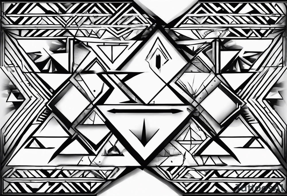 one down six up with the one being the number one and down being a arrow and six being a number and up being a arrow tattoo idea