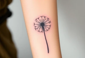 Dandelion real 
with shadows tattoo idea