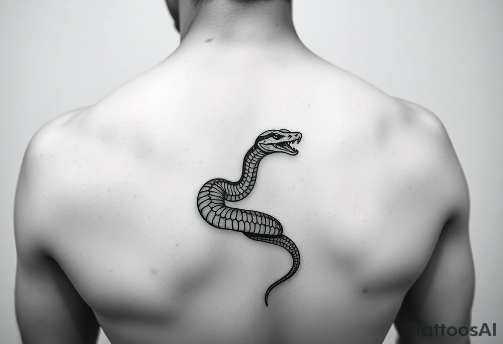 snake around wrist tattoo idea