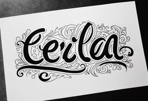Leilah tattoo idea