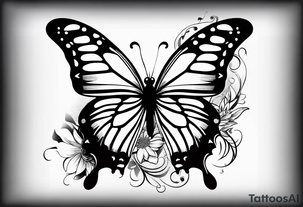 Butterflies tattoo idea