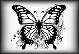 Butterflies tattoo idea
