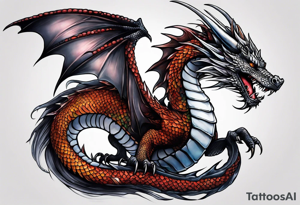 dragon tattoo idea