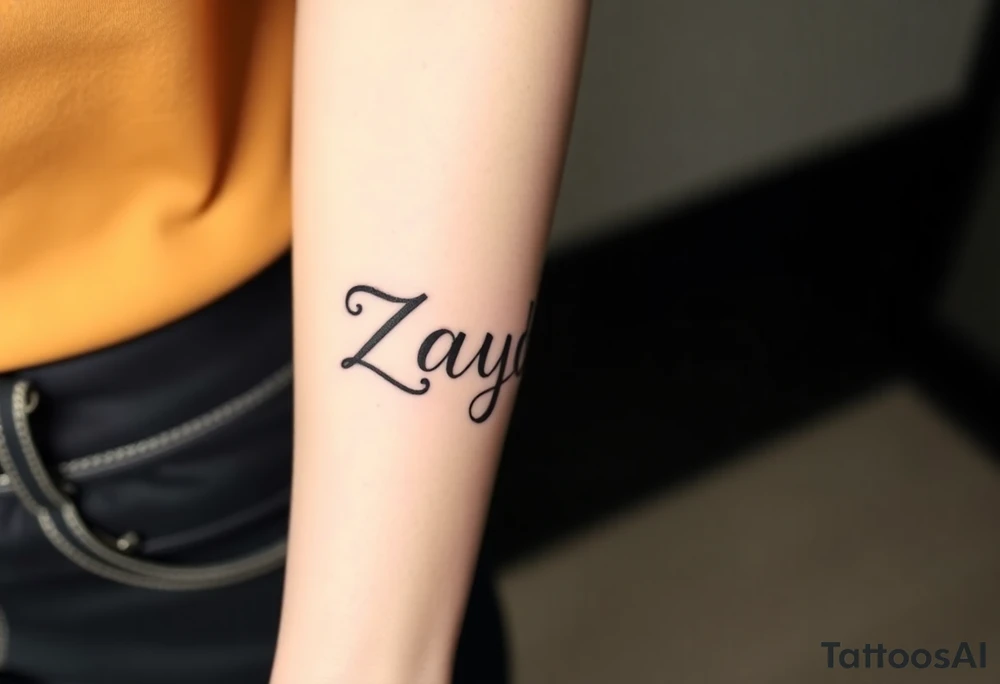 Zayden tattoo idea