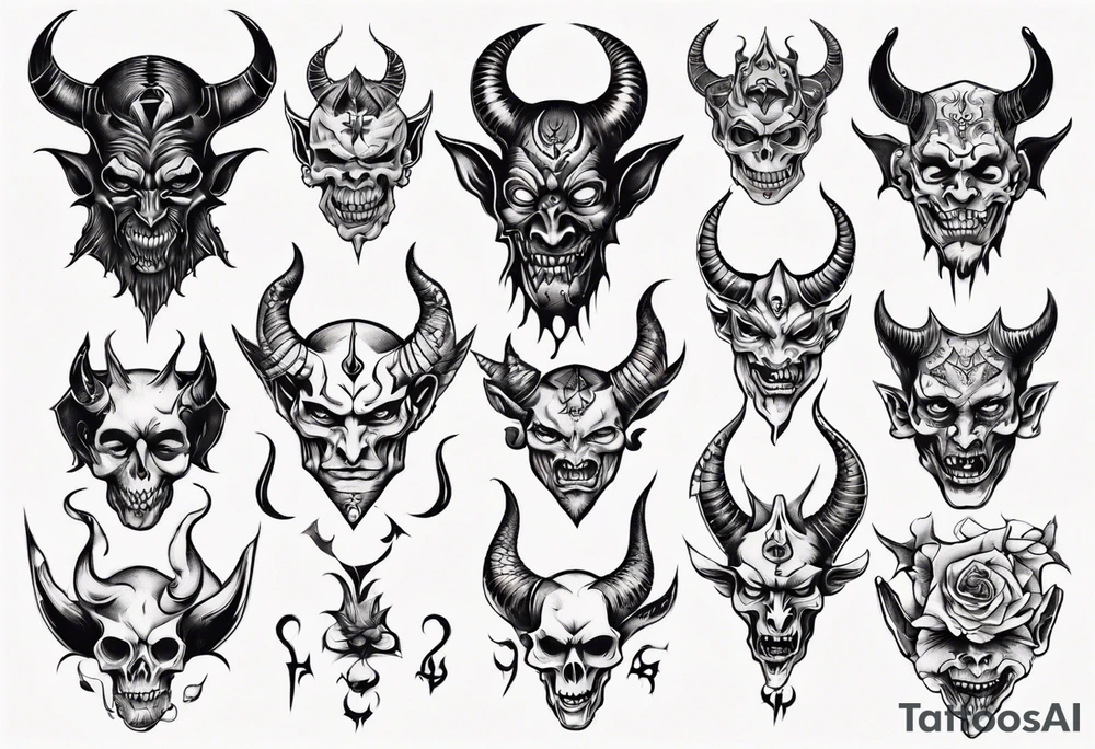 Devil tattoo idea