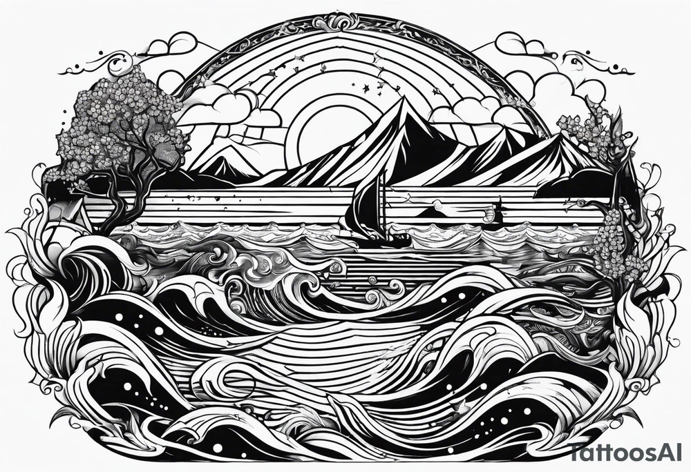 Aquarius sign tattoo idea