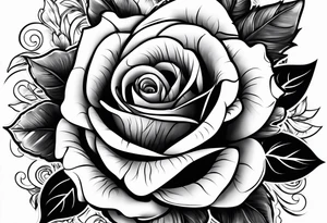 alley rose tattoo idea