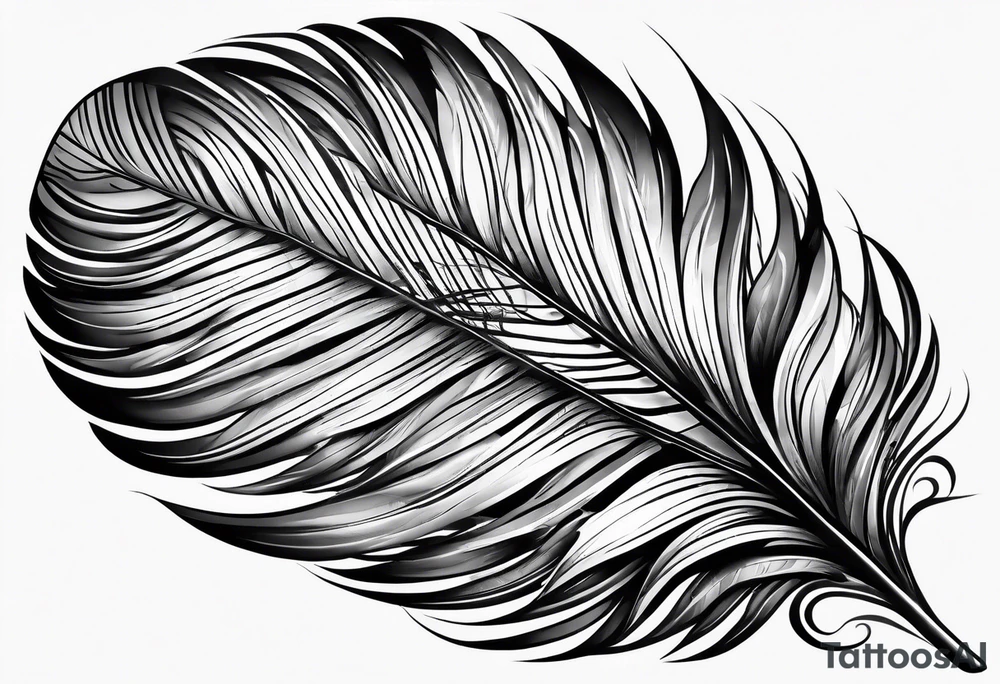 turkey feather tattoos