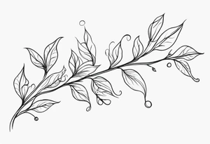 Delicate Vines crawling up the arm. tattoo idea