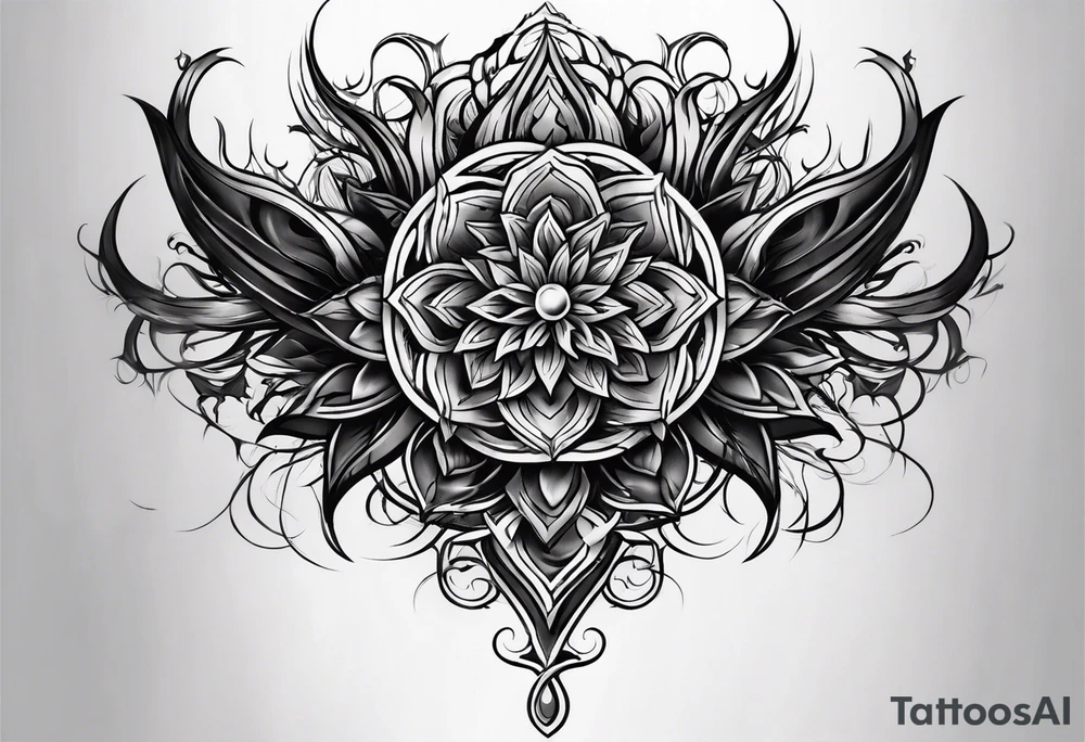 thorns cursed mark tattoo idea