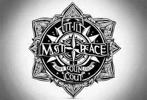 Star of Life with the slogan make every second count tattoo idea