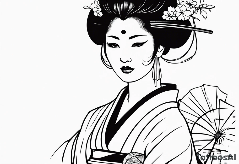 Geisha tattoo idea
