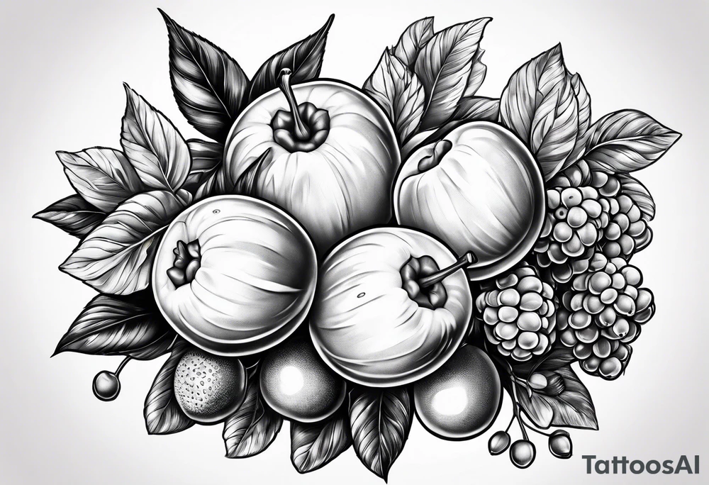 gum gum fruit tattoo idea