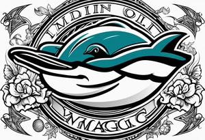 Miami Dolphins, Orlando Magic, New York Yankees, uva tattoo idea