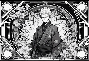 jujutsu kaisen tarot card tattoo idea