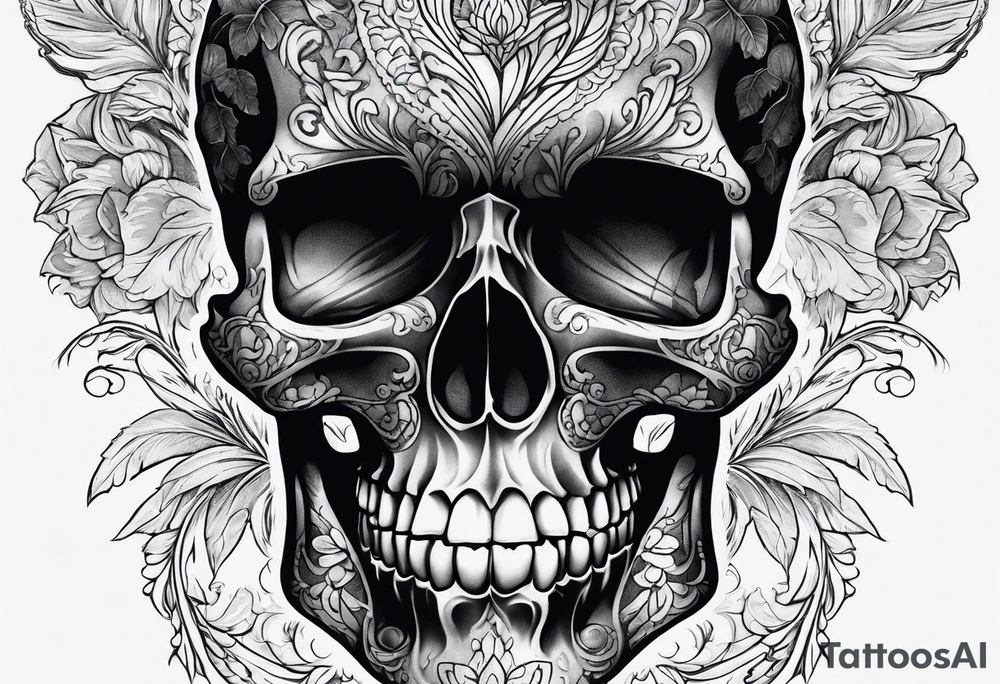 skull tattoo idea