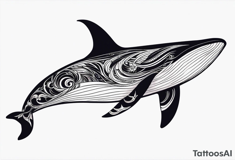 Create a tattoo wifi à dark whale tattoo idea