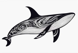 Create a tattoo wifi à dark whale tattoo idea