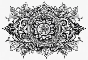 wood tattoo idea