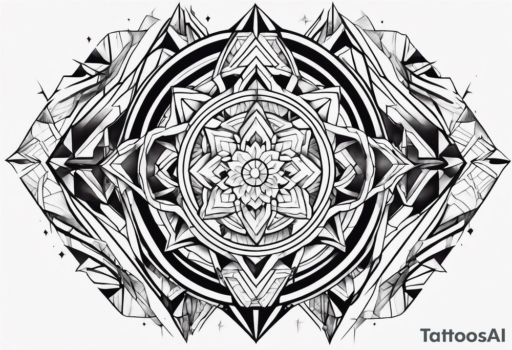 Chest tattoo tattoo idea