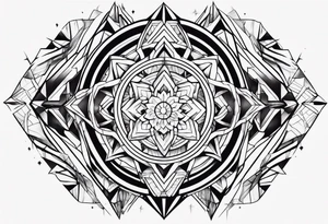 Chest tattoo tattoo idea