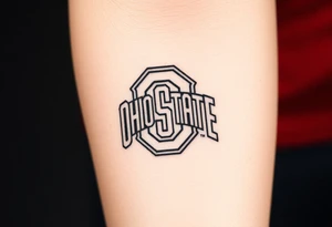Ohio state  buckeye football tattoo idea
