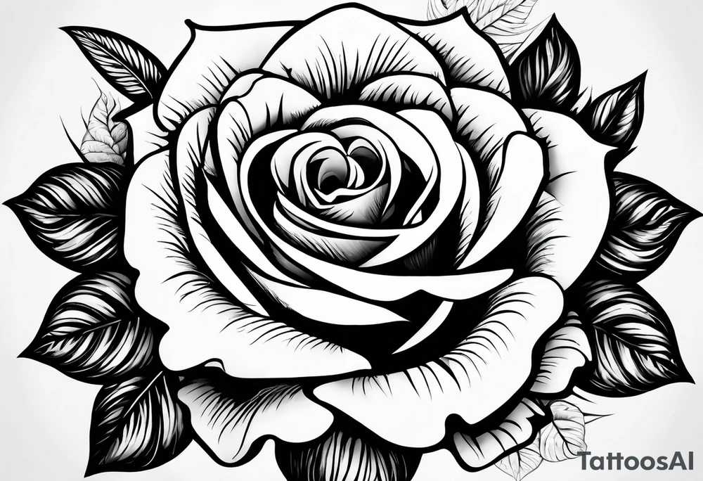 I have heart black style on my shoulder, and i need something around my heart maybe its will be rose tattoo idea